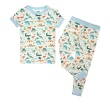 Load image into Gallery viewer, Emerson & Friends- Explore Florida Souvenir Bamboo Kids Pajamas Toddler Set Beige/Multi (2T-7)