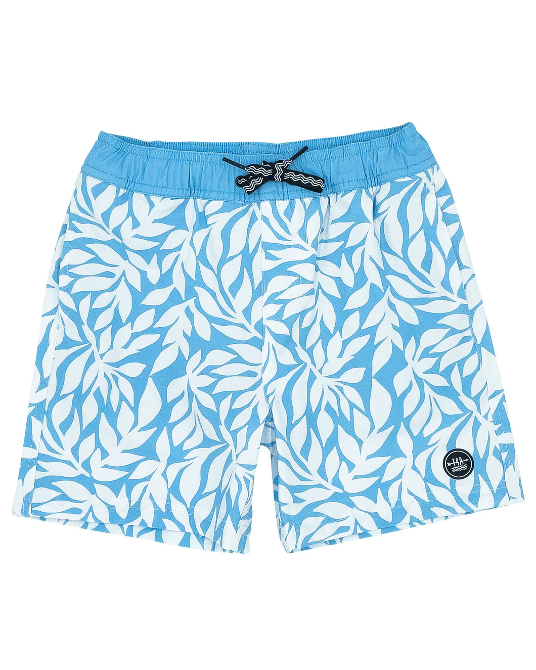 Feather 4 Arrow- High Tide Volley Trunk- Blue Grotto (8-14)