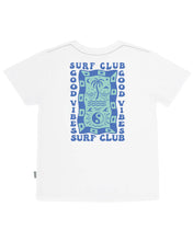 Load image into Gallery viewer, Feather 4 Arrow- Good Vibes Vintage Tee (White, 18-24m)
