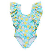 Load image into Gallery viewer, Snapper Rock-Wide Frill Swimsuit (Lemon Drop, 3m-24m)