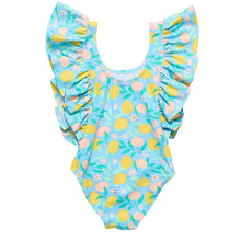 Load image into Gallery viewer, Snapper Rock-Wide Frill Swimsuit (Lemon Drop, 3m-24m)