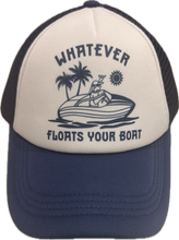 Load image into Gallery viewer, Feather 4 Arrow- Whatever Floats Your Boat Trucker Hat