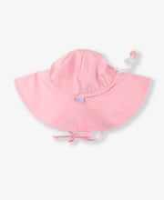 Load image into Gallery viewer, Ruffle Butts- Pink Sun Protective Hat (0-2T)