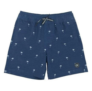 Feather 4 Arrow- Island Palm Volley Trunk-Navy (8-14)