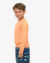 Load image into Gallery viewer, Bloq UV- Crew Neck Rashguard (Tangerine, 2-14)