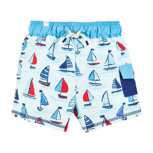 Mud Pie- Sailboat Swim Trunks