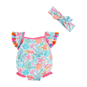 Mud Pie- Sea Pattern 1pc