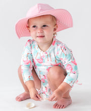 Load image into Gallery viewer, Ruffle Butts: Girls Pink Swim Hat