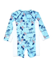 Load image into Gallery viewer, Feather 4 Arrow- Shorebreak Crystal Blue Surf Suit (6m-24m)
