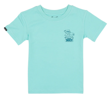 Load image into Gallery viewer, Binky Bros- &quot;Pelly&quot; T-Shirt (Aqua, 2-6y)