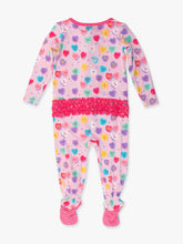 Load image into Gallery viewer, Ruffle Butts- One Piece Footed Romper (Be My Valentine, 0-24m)