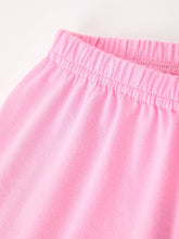Load image into Gallery viewer, Rylee Faith Designs - Christmas Santa Girls Pink Ruffle Pajama Set (2t-7)