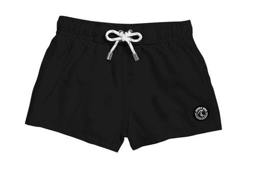 Binky Bros- Black/Stripe Shorts (Black, 2y-6y)