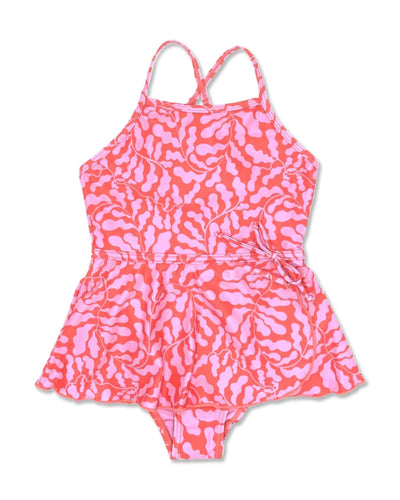 Feather 4 Arrow- Bella One Piece (Sugar Coral, 6m-6y)