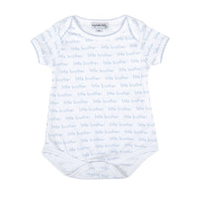 Load image into Gallery viewer, Little Brother Print Short Sleeve Bodysuit