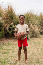 Load image into Gallery viewer, Saltwater Boys - Football Boys Graphic Tee SS Taupe (2t-6/8)