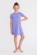 Load image into Gallery viewer, Periwinkle T-Shirt Dress
