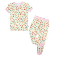 Load image into Gallery viewer, Emerson &amp; Friends - Sandy Seashells Beachy Bamboo Kids Pajamas Toddler Sleep Set (2T-8/9Y)