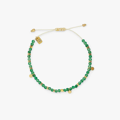 Puravida- Jade Beaded String Bracelet