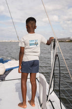 Load image into Gallery viewer, Saltwater Boys - Offshore Reel T-Shirt - Heather Grey (2t- 10/12)