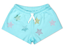 Load image into Gallery viewer, Sparkling Stars Sweat Shorts (Youth Small (6-8))