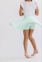Load image into Gallery viewer, Pastel Green Twirl Skort