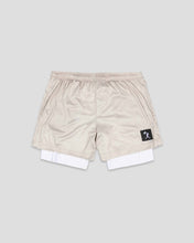Load image into Gallery viewer, Baseballism - Diamond Air Liner Mesh Training Shorts (Cream) - Youth (S,M,L)
