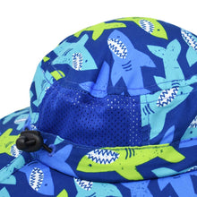Load image into Gallery viewer, Flap Happy - UPF50+ Kai Adventure Hat for Boys and Girls: Manatee Lagoon (Small, Medium)