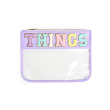 Load image into Gallery viewer, The Spotted Zebra- Clear Pouch Bag