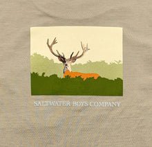 Load image into Gallery viewer, Saltwater Boys - Deer Boys Graphic Tee SS Taupe (2T-10/12)