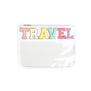 The Spotted Zebra- Clear Pouch Bag