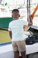Load image into Gallery viewer, Saltwater Boys - Atlantic Bonito Fish T-Shirt: Aqua (2T-10/12)
