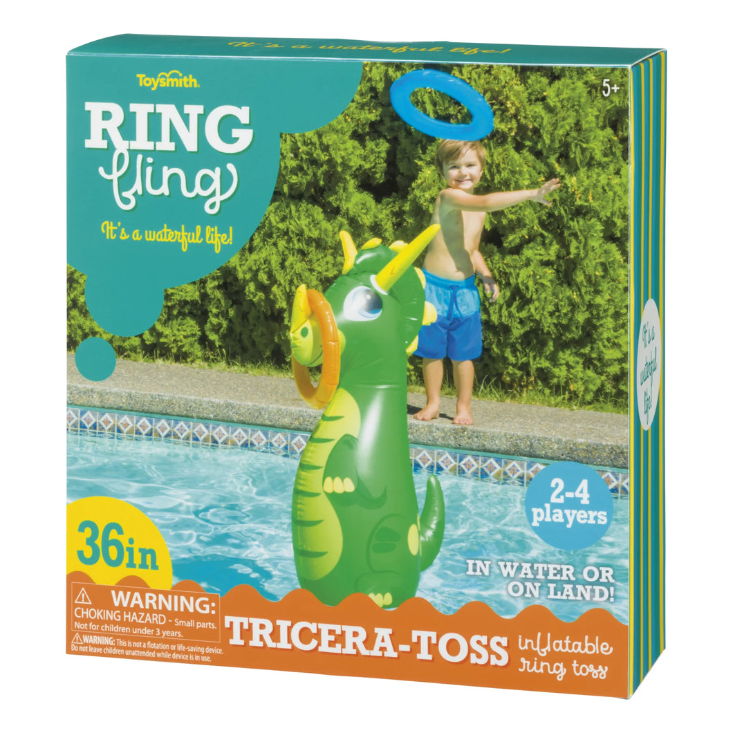 Toysmith- Ring Fling (Tricera)