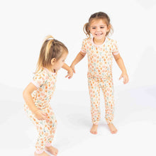 Load image into Gallery viewer, Emerson &amp; Friends - Sandy Seashells Beachy Bamboo Kids Pajamas Toddler Sleep Set (2T-8/9Y)