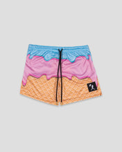 Load image into Gallery viewer, Baseballism - Flag Man Ice Cream Sundae Air Mesh Shorts - Youth (S,M,L)