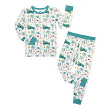Load image into Gallery viewer, Emerson &amp; Friends - Coastal Christmas Holiday Bamboo Kids Pajamas Sleep Set (2t-14/16)
