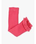 Load image into Gallery viewer, RuffleButts- Pink Footless Ruffle Tights