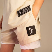 Load image into Gallery viewer, Baseballism - Diamond Air Liner Mesh Training Shorts (Cream) - Youth (S,M,L)