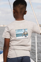 Load image into Gallery viewer, Saltwater Boys - Offshore Reel T-Shirt - Heather Grey (2t- 10/12)