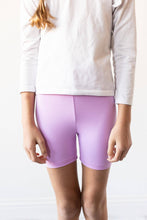 Load image into Gallery viewer, Bright Lilac Twirl Shorts