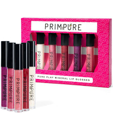 Load image into Gallery viewer, Prim and Pure - Pure Play Vegan Lip Glosses - 5 pack Boxed Set