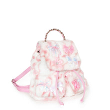 Load image into Gallery viewer, OMG Accessories - Butterfly Patched Bow Print Plush Mini Backpack