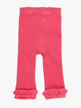 Load image into Gallery viewer, RuffleButts- Pink Footless Ruffle Tights