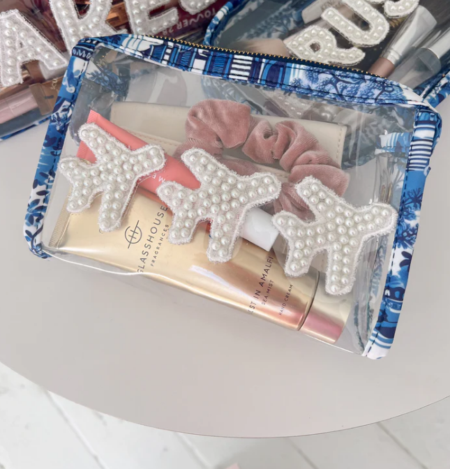 Kenz Kustomz- Clear Airplanes Snap Pouch