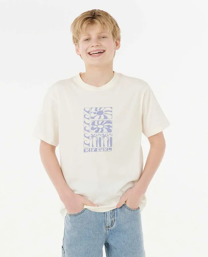 Rip Curl- AOTS TY STACKED TEE-BOY (8-14)