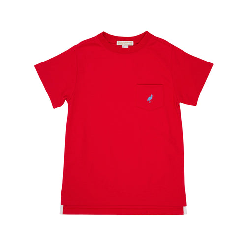 Beaufort Bonnet- Carter Crewneck (Richmond Red/Park City Periwinkle, 0-24m)