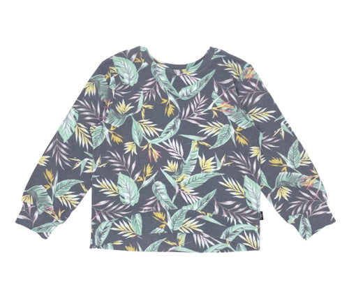 Feather 4 Arrow- Island Hacci Pullover Top (Charcoal, 2-6)