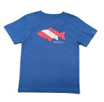 Saltwater Boys- Graphic Tee Dive Flag (Navy, 2-12)