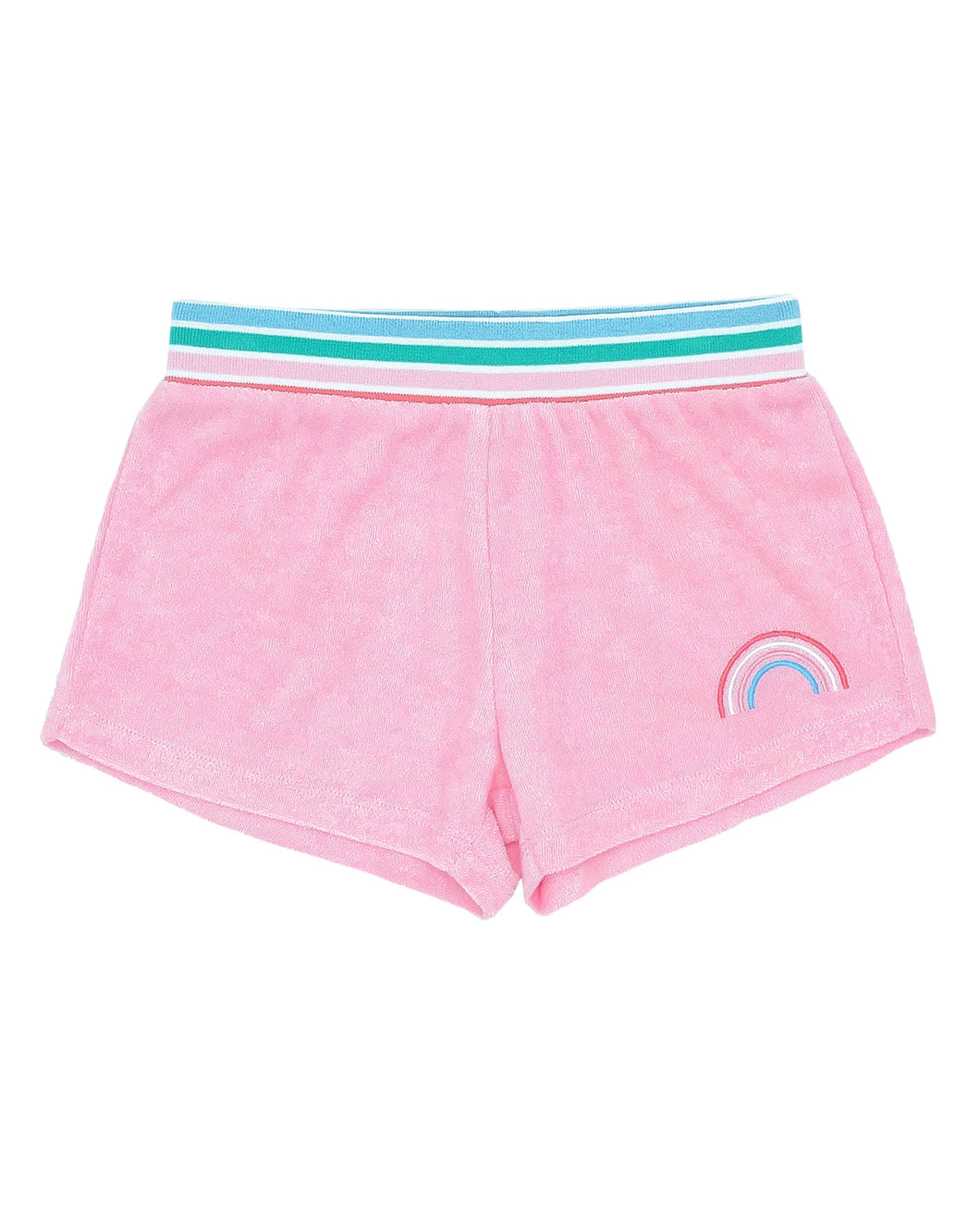 Feather 4 Arrow- Rivi Terry Shorts (Fairy Tale Pink, 2-6)