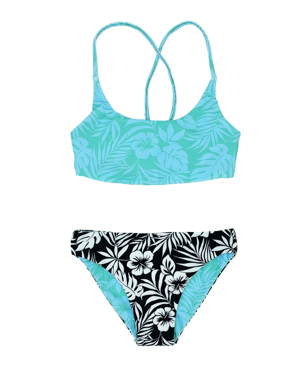 Feather 4 Arrow- Waverly Reversible Bikini (Cockatoo, 2-14)